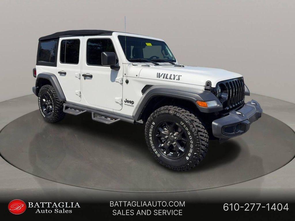 used 2021 Jeep Wrangler car, priced at $30,000