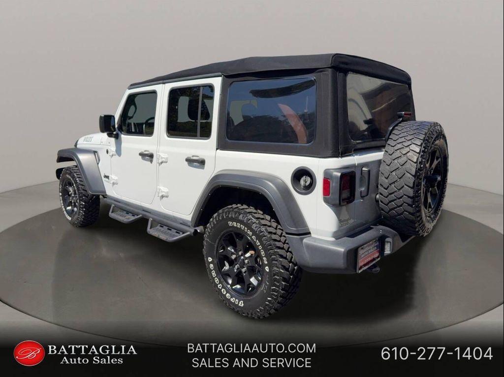 used 2021 Jeep Wrangler car, priced at $30,000