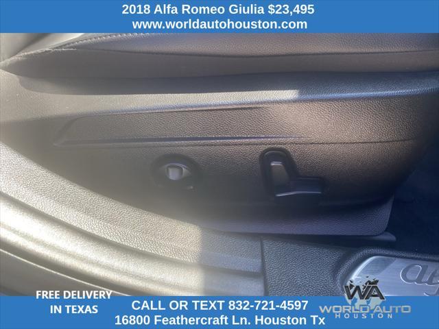 used 2018 Alfa Romeo Giulia car, priced at $23,495