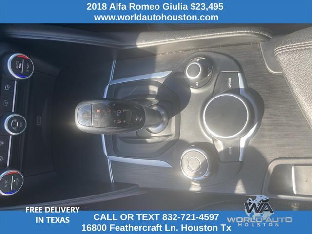 used 2018 Alfa Romeo Giulia car, priced at $23,495