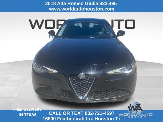 used 2018 Alfa Romeo Giulia car, priced at $23,495