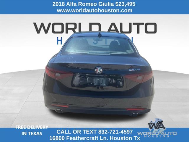 used 2018 Alfa Romeo Giulia car, priced at $23,495