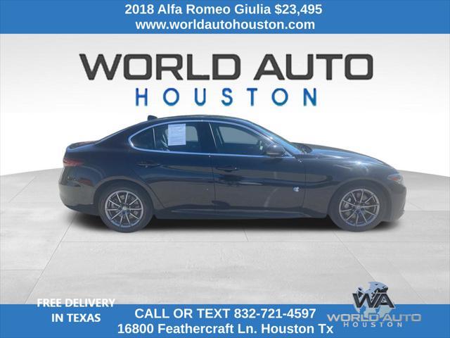 used 2018 Alfa Romeo Giulia car, priced at $23,495