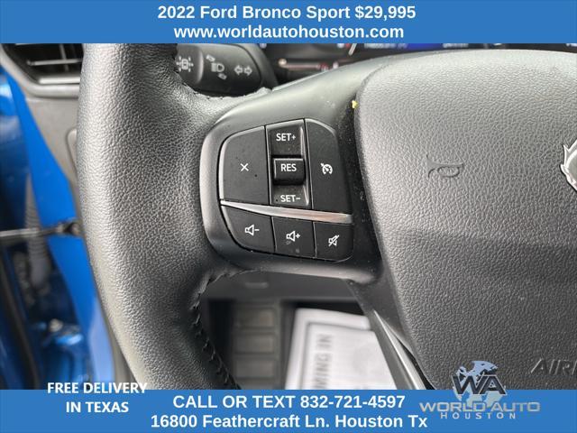 used 2022 Ford Bronco Sport car, priced at $29,995