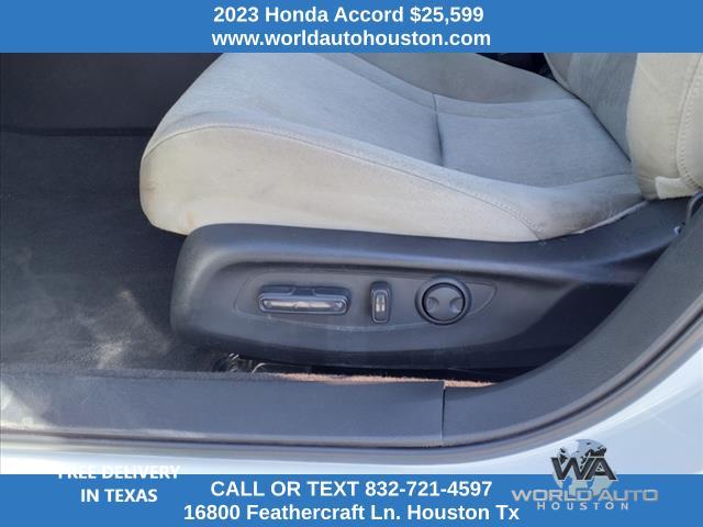 used 2023 Honda Accord car, priced at $25,599