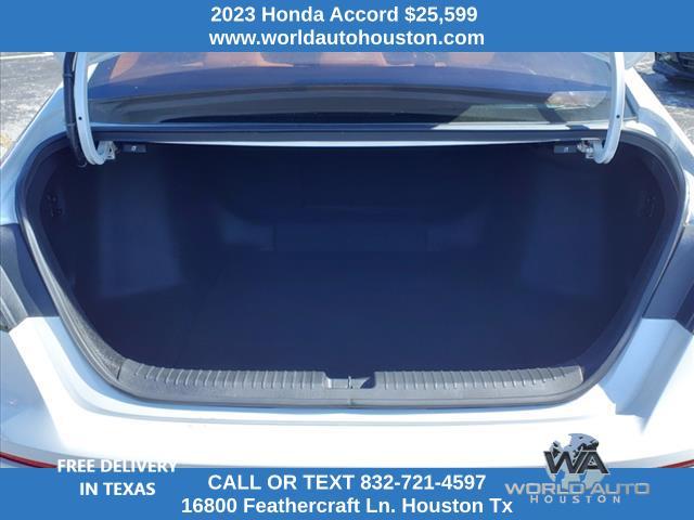 used 2023 Honda Accord car, priced at $25,599