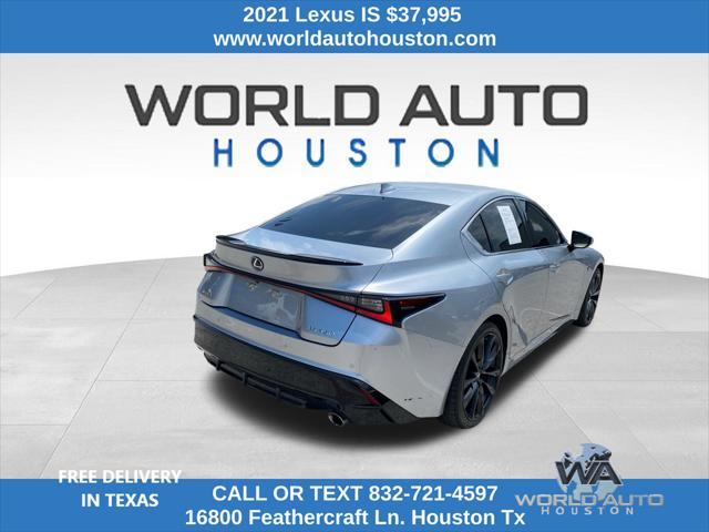 used 2021 Lexus IS 350 car, priced at $37,995