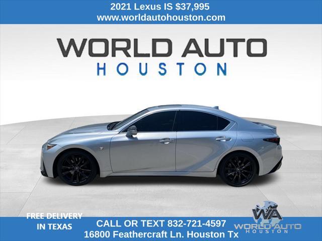 used 2021 Lexus IS 350 car, priced at $37,995