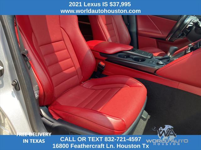 used 2021 Lexus IS 350 car, priced at $37,995