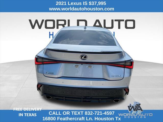 used 2021 Lexus IS 350 car, priced at $37,995