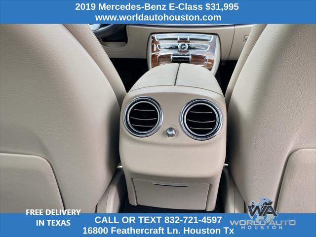 used 2019 Mercedes-Benz E-Class car, priced at $31,995