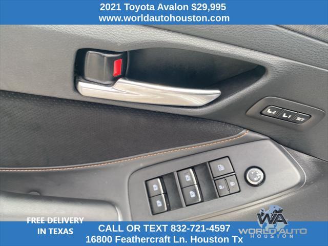 used 2021 Toyota Avalon car, priced at $29,995