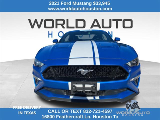 used 2021 Ford Mustang car, priced at $33,945