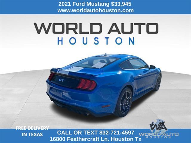 used 2021 Ford Mustang car, priced at $33,945