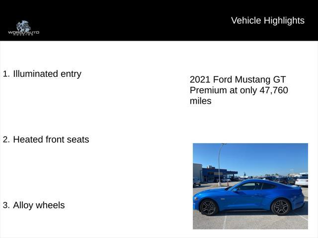 used 2021 Ford Mustang car, priced at $33,945