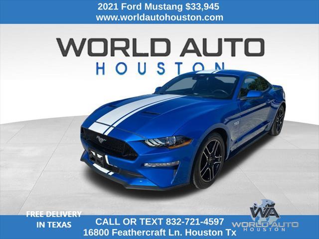 used 2021 Ford Mustang car, priced at $33,945
