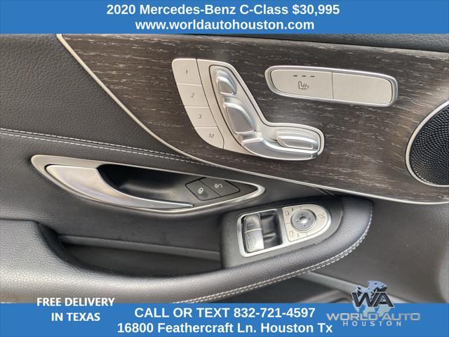 used 2020 Mercedes-Benz C-Class car, priced at $30,995