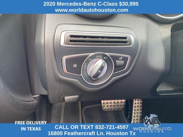 used 2020 Mercedes-Benz C-Class car, priced at $30,995