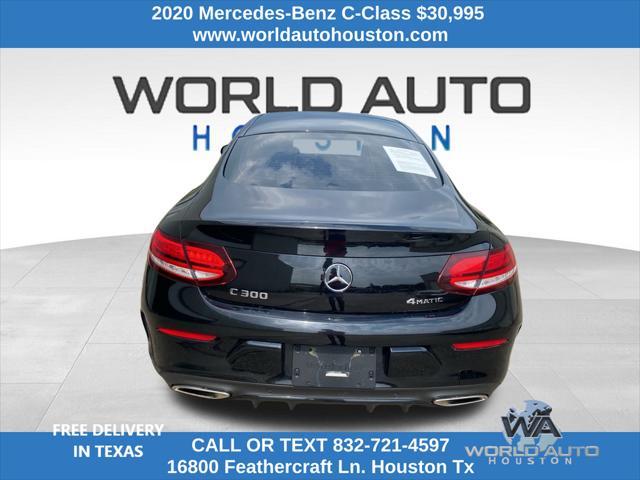 used 2020 Mercedes-Benz C-Class car, priced at $30,995