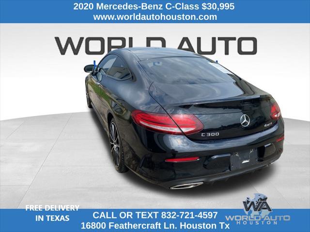 used 2020 Mercedes-Benz C-Class car, priced at $30,995