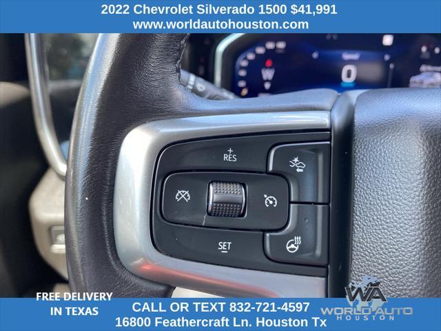 used 2022 Chevrolet Silverado 1500 car, priced at $41,991