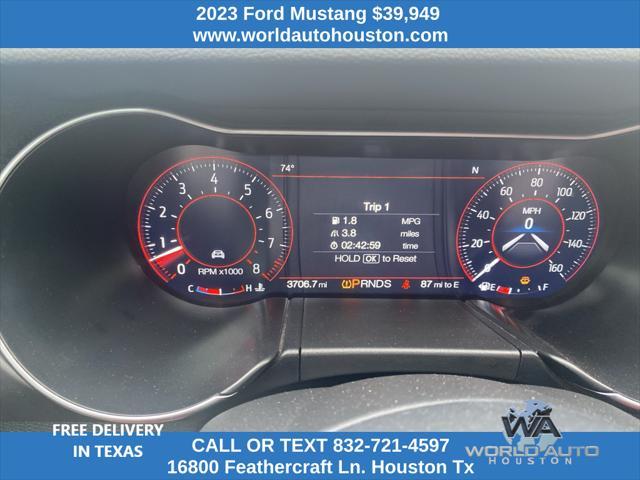 used 2023 Ford Mustang car, priced at $39,949