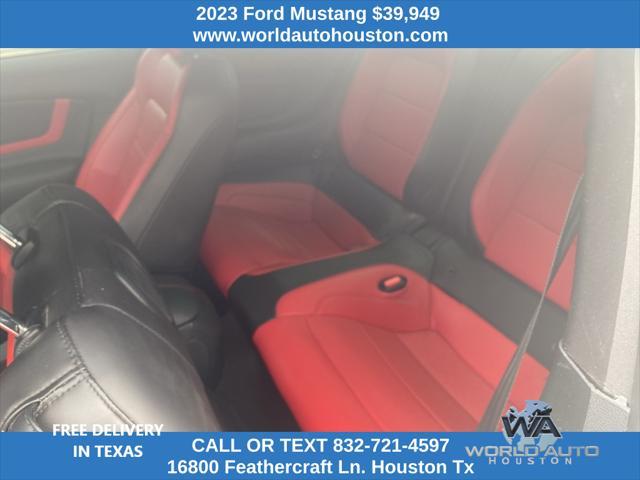 used 2023 Ford Mustang car, priced at $39,949