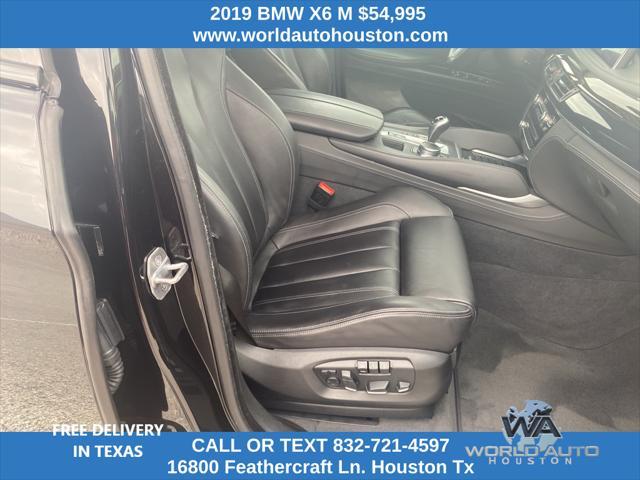 used 2019 BMW X6 M car, priced at $54,995