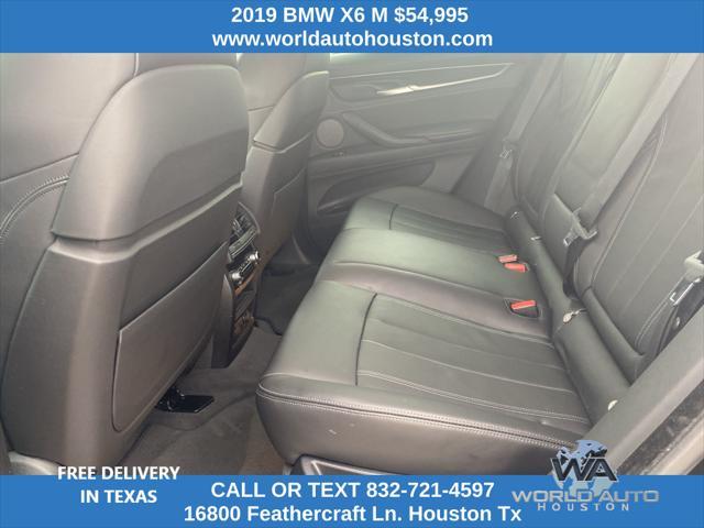 used 2019 BMW X6 M car, priced at $54,995