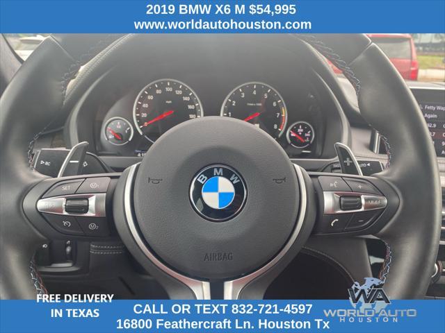 used 2019 BMW X6 M car, priced at $54,995