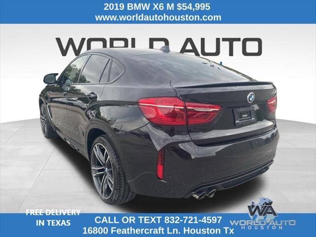 used 2019 BMW X6 M car, priced at $54,995