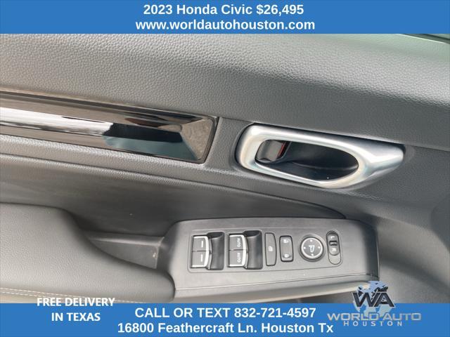 used 2023 Honda Civic car, priced at $26,495