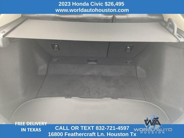 used 2023 Honda Civic car, priced at $26,495