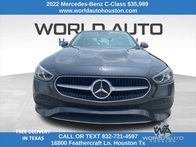 used 2022 Mercedes-Benz C-Class car, priced at $35,989
