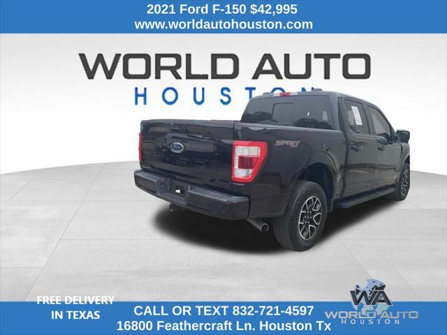 used 2021 Ford F-150 car, priced at $42,995