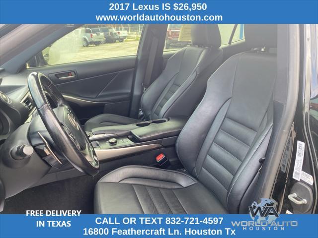 used 2017 Lexus IS 350 car, priced at $26,950