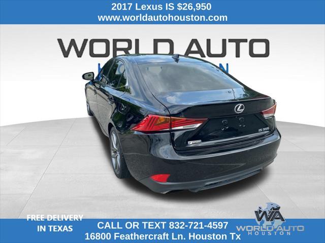 used 2017 Lexus IS 350 car, priced at $26,950