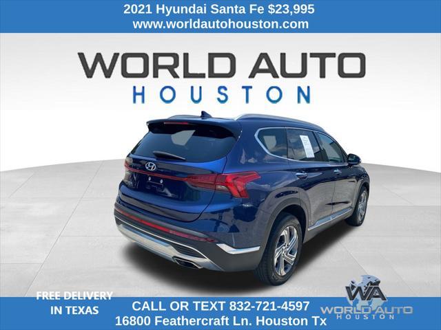 used 2021 Hyundai Santa Fe car, priced at $23,995