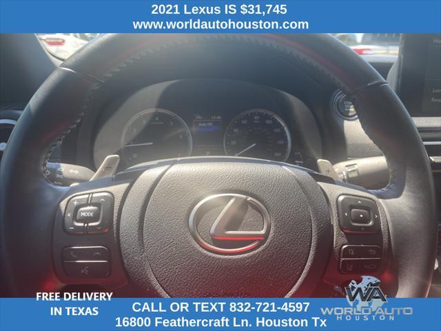 used 2021 Lexus IS 300 car, priced at $31,745