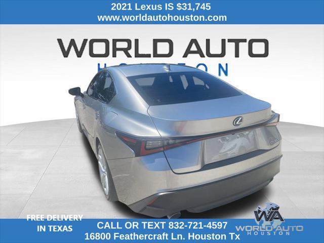 used 2021 Lexus IS 300 car, priced at $31,745