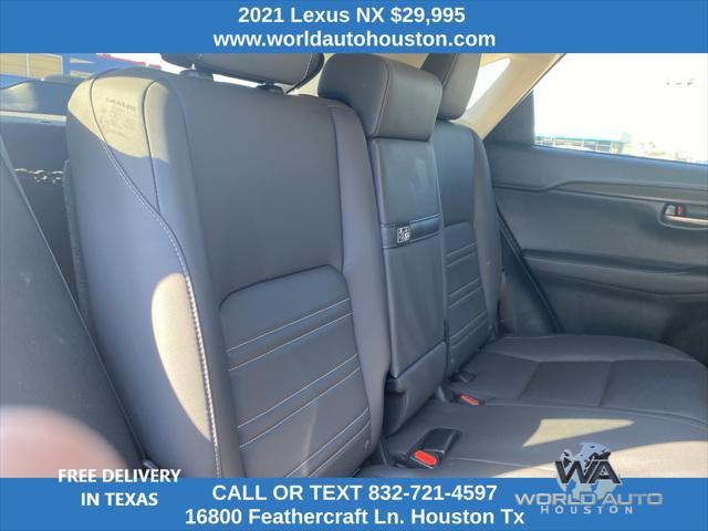 used 2021 Lexus NX 300 car, priced at $29,995