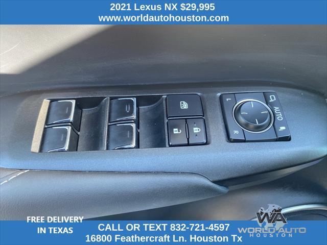 used 2021 Lexus NX 300 car, priced at $29,995