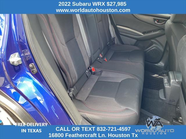 used 2022 Subaru WRX car, priced at $27,985