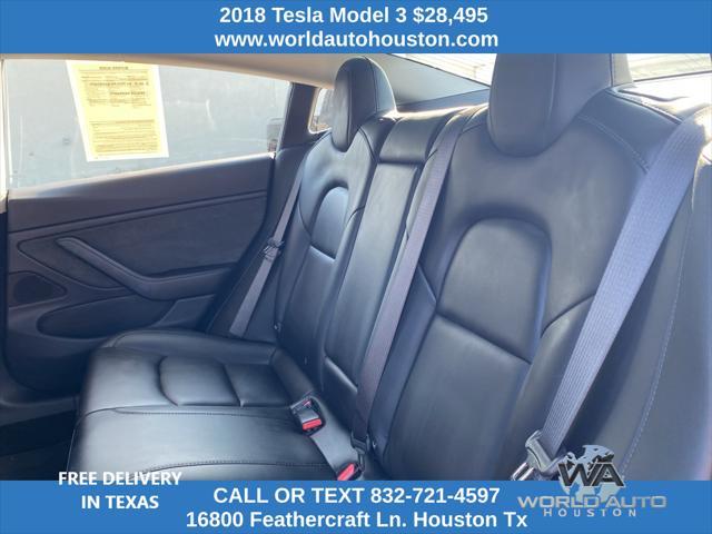 used 2018 Tesla Model 3 car, priced at $28,495