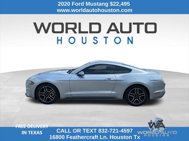 used 2020 Ford Mustang car, priced at $22,495
