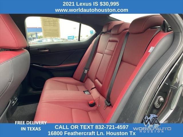 used 2021 Lexus IS 300 car, priced at $30,995