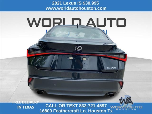 used 2021 Lexus IS 300 car, priced at $30,995