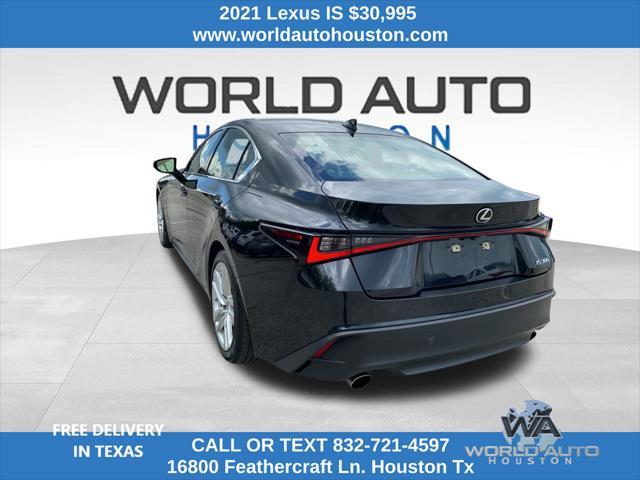 used 2021 Lexus IS 300 car, priced at $30,995