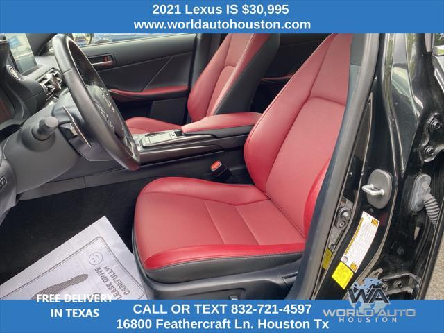 used 2021 Lexus IS 300 car, priced at $30,995