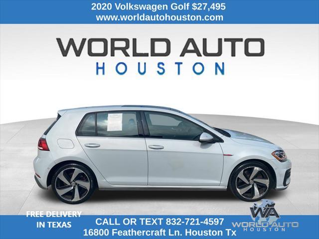 used 2020 Volkswagen Golf GTI car, priced at $27,495